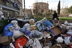500 τόνοι σκουπιδιών στην Θεσσαλονίκη