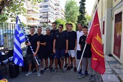 Καλαμαριά: Αναχώρησαν για Ιταλία οι αθλητές που θα συμμετέχουν στο A.NI.M.US.