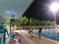 Βραδιά Πανσελήνου στο κολυμβητήριο της Καλαμαριάς