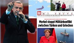 Αποκλιμάκωση στο Αιγαίο με παρέμβαση Μέρκελ, βλέπει το Βερολίνο και ζητά «συνετό διάλογο»