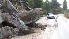 Σε ποια τμήματα του επαρχιακού δικτύου έχει διακοπεί η κυκλοφορία