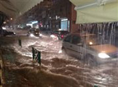 Προβλήματα σε περιοχές της Θεσσαλονίκης λόγω της χθεσινής βροχής