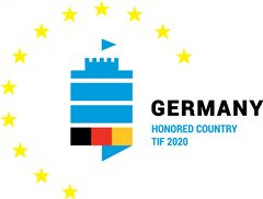 Ο Λευκός Πύργος στο λογότυπο της Γερμανίας ως τιμώμενης χώρας στη ΔΕΘ 2020